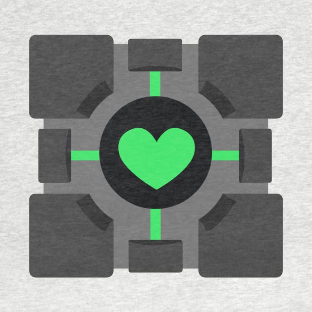 Inverted Companion Cube by omigrace